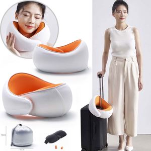 Saien Oem Travel <b>Pillow</b> for Airplane Travel Neck <b>Pillow</b> <b>Memory</b> Foam Soft Travel Neck <b>Pillow</b> Orthopedic Cervical Relief - Product Image 4