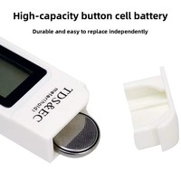 Pengukur Suhu TDS EC 3-in-1 Pena Penguji Kualitas Air 0-9999ppm dengan Layar Warna 4-Tingkat untuk Air Minum Akuarium Kolam Renang