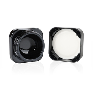 9Ml & 5Ml Zwarte Glazen Concentraat Potten Vierkante Kubus Cr Bloemoliecontainers Met Kindveilige Verpakking - Product Image 2