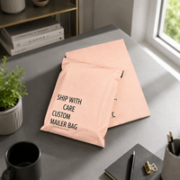 Enveloppe d'expédition écologique en polyéthylène avec poignée, épaisseur 2,5 mil, imperméable et réutilisable pour les services de messagerie express