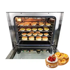 Máquina para hornear pan con cubierta de Gas eléctrica comercial de alta calidad, horno de panadería, aparato de cocina para el hogar, panadería de convección