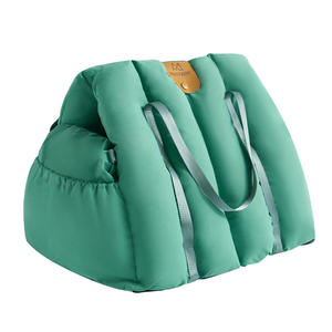 Cama para Gatos de Tela Suave, Portátil, de Doble Uso, Integrada, para Coche, Universal, para Todas las Estaciones, de Color Sólido - Product Image 5