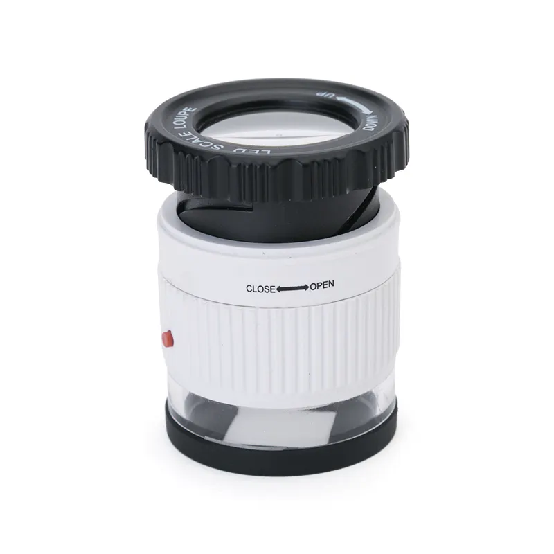 Масштаб для ювелирных изделий со светодиодной подсветкой и регулируемым фокусным расстоянием, 30 шт.