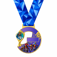 Vente Flash : Médailles Personnalisables en Métal Doré, Argenté ou Bronze pour Compétitions Sportives (Cyclisme, Natation, Course) et Récompenses de Concours