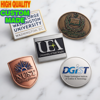 Broches personnalisées en métal, badges de protection pour livres, écussons universitaires pour toque de remise de diplôme, robe de cérémonie, costume, avec fermoir solide, cadeau souvenir pour anciens étudiants