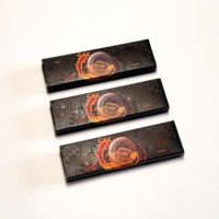 Kotak Karton Kaku Mewah VVIP Dragon Candy Power Terlaris untuk Kemasan Sachet Madu Strawberry Pussycat dengan Lapisan UV dan Embossing