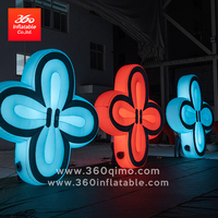 Lettres gonflables LED LOVE, cœur, étanches, ventilateur intégré, enseigne gonflable géante personnalisée pour fête/mariage/Saint-Valentin