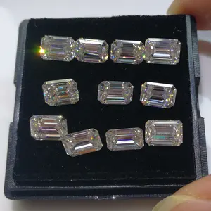 Hoge Kwaliteit Emerald Cut 1ct-10ct Def Vvs Moissanite Voor Diamanten Sieraden