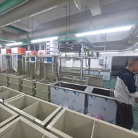 Ligne de production de placage au chrome pour attaches personnalisées, machine de galvanisation par immersion et de peinture au four pour barils