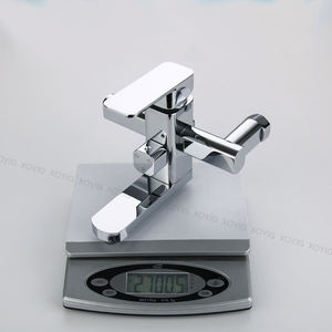 Modern Chrome <b>square</b> Hotel 3 Function <b>Shower</b> <b>Head</b> 59-1 Brass Cast Single Handle Rainforest <b>Shower</b> Set - Product Image 4