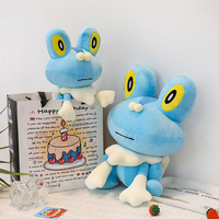 Peluche tendance en forme de grenouille, mignonne, en fourrure moelleuse, jouet en peluche doux, ornement, prix pour machine à griffes, cadeaux d'affaires
