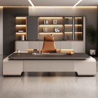 Meubles de bureau commerciaux Bureau de direction Bureau de direction moderne Bureau de direction en forme de L Bureau de direction modulaire Bureau de direction de luxe