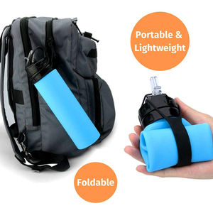 ขวดน้ำพับได้แบบพกพาสำหรับเดินทาง ฝาปิดแน่นสนิท ปลอดสาร BPA ผลิตจากซิลิโคน เหมาะสำหรับการตั้งแคมป์ ใช้ได้ทั้งผู้หญิงและผู้ชาย ราคาขายส่งจากโรงงาน - Product Image 5