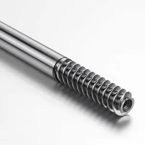 High Precision CNC Custom Complex Stainless Steel Gear Worm Motor Shaft