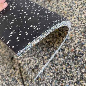 20mm Verbund-Schaumgummi Fitnessboden-Fliesen 1m X 1m Stoßfest Geräuschreduzierende Matte für Schule Turnhalle Großhandel - Product Image 5