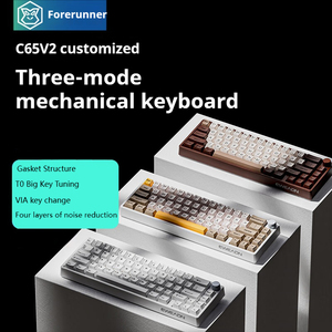 EWEADN 67-Key RGB Backlit Computador Gaming Teclado Hot Swappable 2.4G Sem Fio USB Novo Mecânico Hot Swappable Junta - Product Image 6