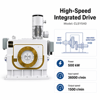 Boîte de vitesses intégrée haute précision CLSY 36000 tr/min à grande vitesse pour compresseur de gaz et souffleur MVR
