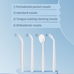 Hydropulseur portable compact <span class=keywords><strong>sans</strong></span> <span class=keywords><strong>fil</strong></span> étanche IPX7 pour usage nomade avec 4 embouts et réservoir amovible pour appareils dentaires – Vente en gros - Product Image 5