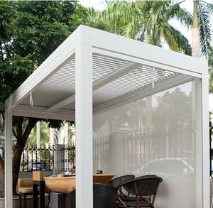 <span class=keywords><strong>Pérgola</strong></span> Motorizada de Aluminio para Exteriores de 6x3m con Techo Retráctil Impermeable y Recubrimiento en Polvo Ecológico para Patio - Product Image 2