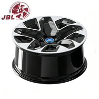 Jantes forgées monobloc personnalisées de 16 à 24 pouces, face usinée argentée, finition noire brillante, 5x120, en alliage, pour Range Rover Vogue Sport
