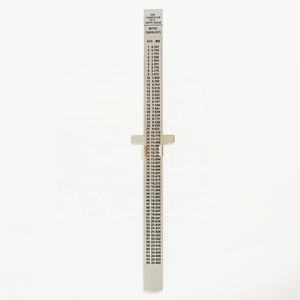 Penggaris Baja Tahan Karat Ukuran 15cm dengan Klip Logo OEM Diterima - Product Image 4