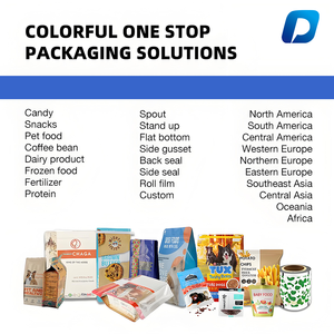 Bolsa <span class=keywords><strong>de</strong></span> Pie Personalizada, Colorida, a Prueba <span class=keywords><strong>de</strong></span> Olores, <span class=keywords><strong>de</strong></span> Grado Alimenticio, para Papas Fritas, <span class=keywords><strong>Comida</strong></span> para Mascotas y Refrigerios - Product Image 6