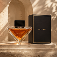 Nouveau design, flacon de parfum en verre de 50 ml, peint par un fabricant haut de gamme, couleur de marque, scellé avec un emballage personnalisé