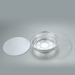 Bán buôn Vòng nhôm lá Chảo nướng với giấy nhựa nắp Nhôm tái sử dụng dùng một lần cho phục vụ bữa ăn chuẩn bị số lượng lớn - Product Image 5