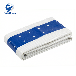 Lona Reforzada FR-6 Leno, Lonas Industriales Impermeables para Contención, Lámina de Plástico PE de 2 mm de Espesor, Resistente a los Rayos UV y al Fuego, Corte Personalizado - Product Image 4