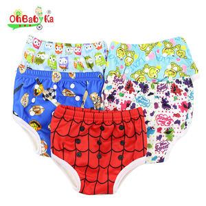 Ohbabyka الخيزران بيبي بوي بنات قعادة القماش سروال التدريب - Product Image 6