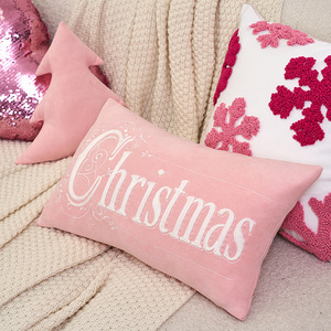Factory Alien Shaped Polyester Plush Pillow Christmas Living Room Sofa Dress up <strong>Cushion</strong> Girl's <strong>Star</strong> Pink Embroidered Pillow Case - Product Image 4