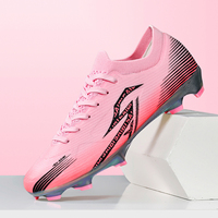 Chaussures de football Elite Speed Pro 2026 - Rose Vibrant Dégradé - Crampons professionnels légers FG/AG pour Hommes et Jeunes
