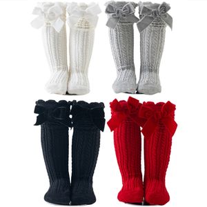 2025 nuevos calcetines de princesa de estilo español <span class=keywords><strong>para</strong></span> niñas, <span class=keywords><strong>medias</strong></span> <span class=keywords><strong>para</strong></span> niños, calcetines hasta la rodilla <span class=keywords><strong>para</strong></span> niñas, calcetines dulces de Color sólido con Lazo de terciopelo - Product Image 1