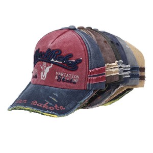 Casquette <span class=keywords><strong>de</strong></span> baseball vintage en coton délavé et vieilli, broderie 3D, style rébel noir, casquette papa rétro, logo personnalisé, vente en gros - Product Image 1