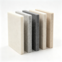 Panneau Acoustique en Polyester Haute Densité 9mm pour le Contrôle de l'Écho, Traitement Mural pour Studio d'Enregistrement, Home Cinéma, Usage Commercial et Décoration Intérieure