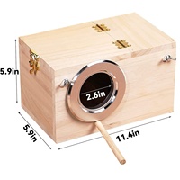 Perroquet en bois minimaliste logement cages d'élevage pour oiseaux petites cages à oiseaux en gros