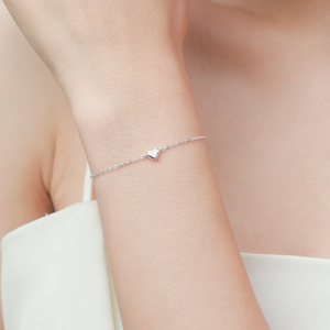 Mode mignon coeur <span class=keywords><strong>cheville</strong></span> pour les femmes réel solide 925 <span class=keywords><strong>en</strong></span> <span class=keywords><strong>argent</strong></span> Sterling Simple lien <span class=keywords><strong>chaîne</strong></span> <span class=keywords><strong>cheville</strong></span> Style ethnique bijoux fins - Product Image 2