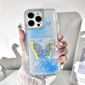 Haute qualité 3 En 1 belle <span class=keywords><strong>coque</strong></span> de téléphone portable <span class=keywords><strong>incassable</strong></span> papillon diamant pour HONR MAGIC <span class=keywords><strong>7</strong></span> PRO 5G - Product Image 3