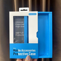 Boîte d'emballage neutre réutilisable en carton pour téléphone portable avec gaufrage et doublure en éponge pour tiroir de produits électroniques grand public