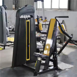 Precio de fábrica, prensa de Banco personalizada comercial, Pin cargado, prensa de <span class=keywords><strong>hombro</strong></span> a pecho, máquina de gimnasio, prensa de pecho súper inclinada sentada - Product Image 5