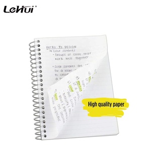 2025 Popular Paquete de 12 100 hojas 1 tema papel universitario rayado <span class=keywords><strong>7</strong></span> "X 5" tamaño personal cuadernos en espiral con colores surtidos - Product Image 4