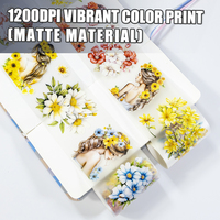 Fabricante de Rollos de Cinta Adhesiva PET Mate Precortada Personalizada para Diarios y Agendas