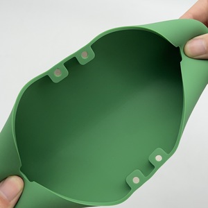 Pochette de rangement pour pinceaux de maquillage en silicone, imperméable, givrée, pour voyage, avec bouton magnétique, organiseur portable pour pinceaux - Product Image 2