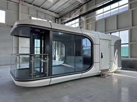 Maison conteneur maritime carrée moderne personnalisable, conteneur maritime modifié, cabine confortable en acier, capsule spatiale 1