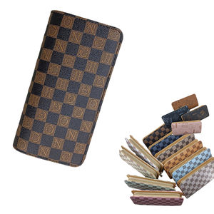 Cartera Elegante y Delgada para Mujer, Tarjetero, Monedero Minimalista para <span class=keywords><strong>Hombre</strong></span>, Cartera Delgada con Cierre para Chicas y Damas - Product Image 1