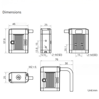 Lecteur de codes Hikrobot série ID2000 MV-ID2004M-06S-RBN pour la numérisation de codes-barres industriels