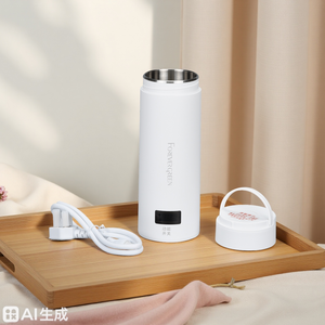 <span class=keywords><strong>Bouilloire</strong></span> super portable <span class=keywords><strong>500</strong></span> <span class=keywords><strong>ML</strong></span> à double paroi, <span class=keywords><strong>mini</strong></span> tasse à contrôle de température, bouilloires de voyage électriques, protection contre la surchauffe - Product Image 2