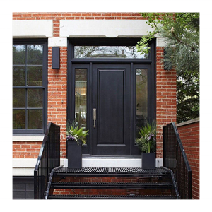 ประตูไม้เนื้อแข็งคุณภาพสูง หรูหรา กันน้ำ กันเสียง สำหรับอพาร์ทเมนต์ วิลล่า ห้องนั่งเล่น และภายนอกอาคาร - Product Image 5