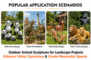 Esculturas de Ape de Tamaño Personalizado, Decoración de Jardín, Estatuas de Sasquatch de Plástico Reforzado con Fibra de Vidrio - Product Image 6