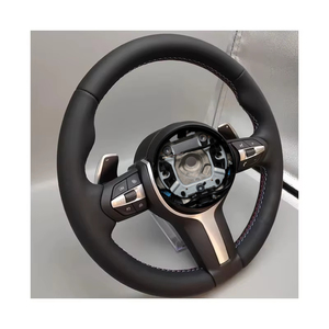 Volante de Cuero Negro Personalizado para <span class=keywords><strong>BMW</strong></span> M2 M3 M4 M5 F10 F20 F22 F30 F32 F36 F80 F82 F83 F90, Accesorios para Automóviles - Product Image 6